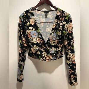 Floral Wrap Top Forever 21